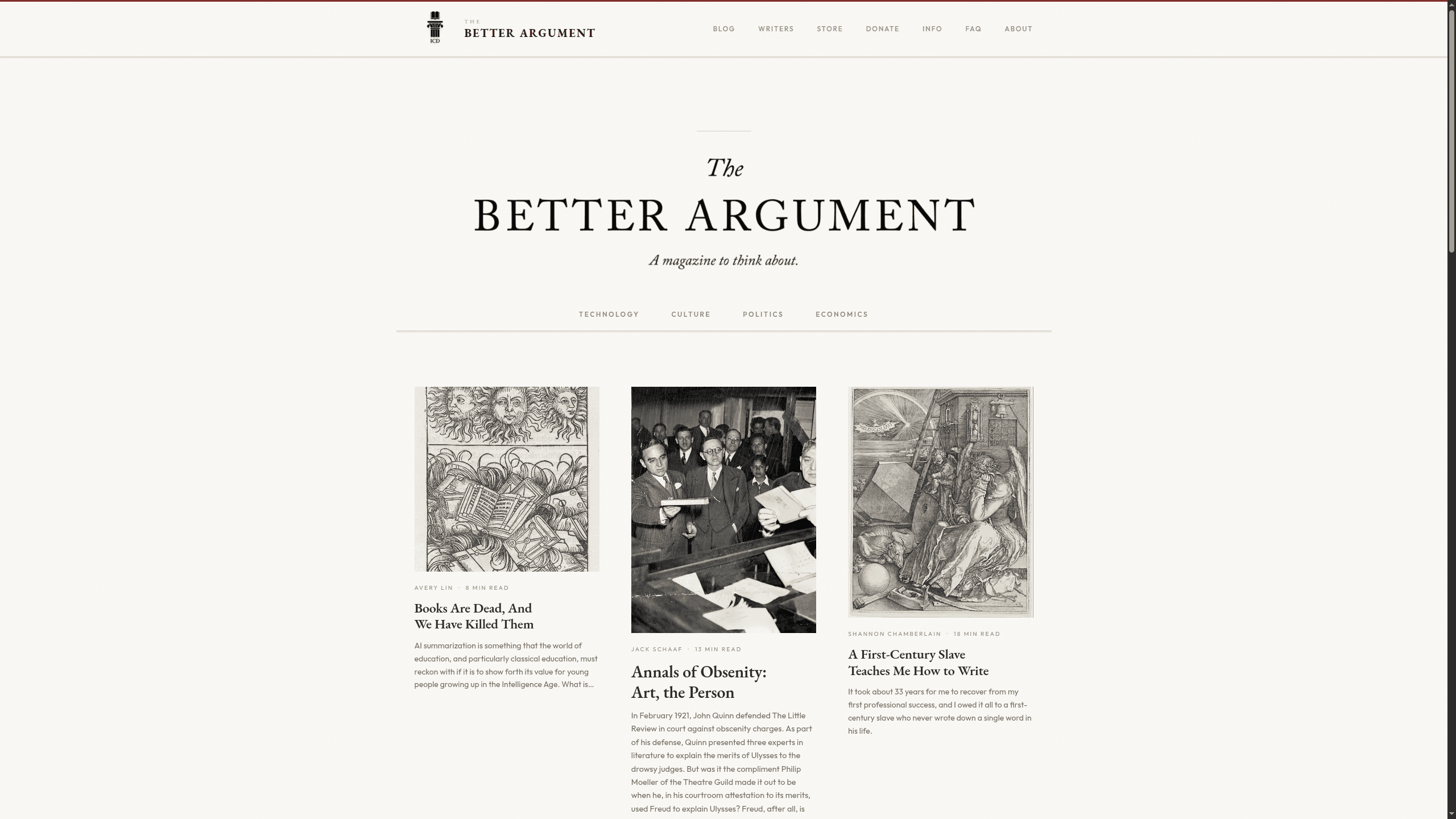 Better Argument — product screenshot